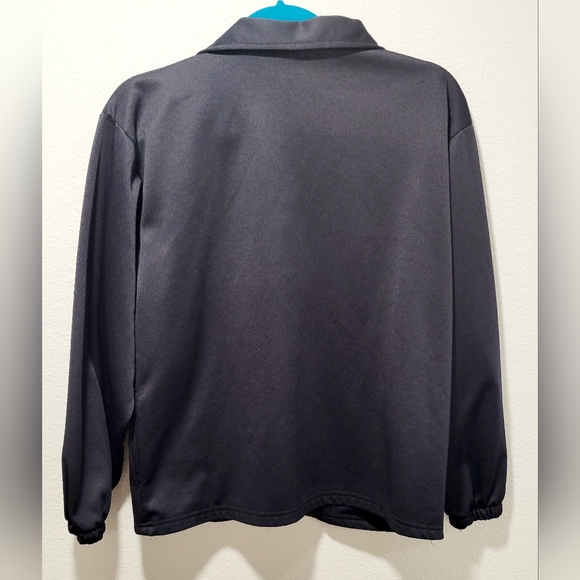 Vintage USA Olympics Unisex Embroidered Full Zipper Black Jacket Size Medium - Picture 3 of 9